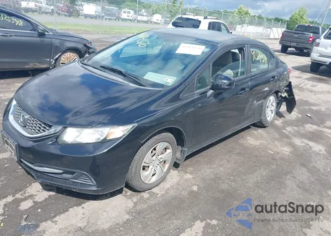 2013 Honda Civic Lx from USA, damaged, VIN 2HGFB2F54DH596770